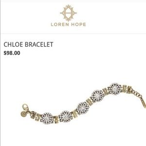 NWT Loren Hope Chloe Bracelet
